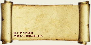 Jasmina Paunović vizit kartica